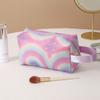 Bolsa de Cosméticos Europea y Americana Portátil de Gran Capacidad Simple Impermeable Bolsa para Artículos Varios Línea de Audífonos Bolsa de Almacenamiento de Cosméticos Bolsa de Aseo