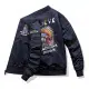 Nueva Chaqueta de Piloto Ma1 de la Fuerza Aérea para Primavera y Otoño para Hombre con Bordado Pesado Chaqueta de Béisbol Talla Grande Chaqueta de Trabajo