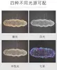 [Transfronterizo] Luces Decorativas Creativas de Nube para Té de Leche para Tiendas de Ropa, Centros Comerciales, Cafeterías, Hoteles, Colgantes de Personalidad de Malla de Alambre