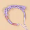 Pulsera de Hilo de Algodón Estilo Tíbet, Nueva Pulsera Tejida a Mano Semi-Terminada de Hilo Rojo, Se Puede Usar para Joyería de Cuentas DIY