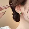 Nuevo Modelo Popular 2024 Pendientes de Panda Rojo para Mujer, Pendientes Únicos y Exquisitos
