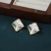 Pendientes Irregulares de Metal Cepillado, Nuevos Pendientes Populares de Metal Normcore, Lujo Accesible, Pendientes de Nicho de Gama Alta, Pendientes