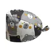 Entrega transfronteriza de gorros quirúrgicos de algodón puro para salones de belleza, gorros universales sin visera, gorros con cola de cúpula, turbantes médicos y pañuelos para la cabeza