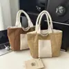 2026 Nueva Moda Transfronteriza Estilo Perezoso Bolso de Hombro Versión Coreana Bolso de Mano Doble Cara Retro Gran Capacidad Bolso Casual