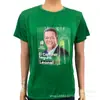 2024 Ghana Elección Camiseta Campaña de Suministro Camiseta Fuente Fábrica Venta Directa Blanca Poliéster Completo Estampado Frontal Camiseta Electoral