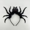 Aranha de Pelúcia Halloween Aro de Cabelo Maquiagem Infantil Cosplay Acessórios Engraçados Adereços para Festa e Performance