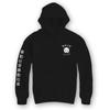 Suéter con capucha estilo hip hop con plataforma transfronteriza, nuevo y popular, con bolsillo deportivo y chinchetas.