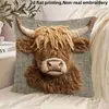 Funda de Almohada Popular de Amazon con Estampado Imitación Cachorro 3D Estilo Bohemio Cojín Impreso para Sofá Venta al por Mayor