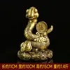Adornos del Zodiaco de Latón Rata, Buey, Tigre, Conejo, Dragón, Serpiente, Caballo, Cabra, Mono, Gallo, Perro, Cerdo de Latón Puro, Oficina en Casa
