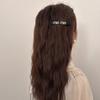 2024 Nuevo Pinza de Pato Brillante de Satén Pinza Pequeña Estilo Chanel para el Cabello Pinza para el Fleco Resorte Dulce Versátil Pinza Lateral