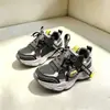 Tamanhos 27-37 tênis dad shoes de malha dupla, tênis esportivos de couro impermeáveis, tênis infantis, tênis de corrida para alunos do ensino fundamental e médio