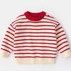 Coleção de SuéteresSuéteres Infantis Dudu Estilo Novo Primavera Tricô Masculino Roupas de Primavera Moda Infantil Feminina