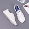 Grulla de Almohada Blanca 2026 Nuevo Primavera Zapatos de Lona Blancos Mujer Jung Soo-jung Mismo Estilo Versátiles Lona Estilo Coreano Suela Plana Artístico Fresco