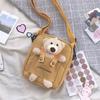 Ins Estilo Japonés Versátil Lindo Preppy Dibujos Animados Estilo Bosque Estilo K Oso Chica Suave Lindo Verano Hada Hombro Bandolera
