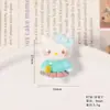 Gatito de Dibujos Animados Lazo Gato Kt Resina Accesorios Pequeños DIY Taza de Pegamento de Crema Imán para Refrigerador Hebilla de Zapato Accesorios