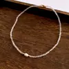 Collar Colgante de Concha de Piedra Shoushan Perla de Agua Dulce Estilo Vacaciones en la Costa Cadena para Clavícula Versátil Diseño de Collar de Nicho