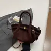 Bolso grande retro Maillard esmerilado para mujer, nuevo bolso tote de moda 2026, bolso cruzado texturizado de otoño e invierno