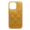 Para iPhone14promax capa de celular jaqueta acolchoada romboidal Apple 13 jaqueta acolchoada borda oleada capa protetora totalmente abrangente