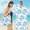 Mochila Portátil para Toalla de Playa Plegable, Bolsa de Almacenamiento Portátil para Toallas de Baño, Bolsa Esencial para Toallas para Actividades Acuáticas, Dos en Uno