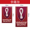 En stock transfronterizo 90*150cm32 fuerte bandera del Mundial 2022 Copa Mundial de Qatar bandera colgante personalización