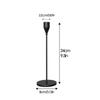 Castiçal preto transfronteiriço, decoração de copo de vela, americano, simples, casa, jantar à luz de velas, casamento, ornamentos de castiçal de ferro