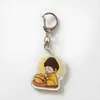 Chaveiro de Acrílico de Alta Definição Periférico de Desenho Animado Série Meditação e Bênção Chaveiro Pingente de Casal Decoração