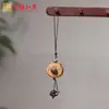 Serie de Cadenas para Teléfono Móvil de Grano de Café de Madera de Durazno Juguete Cultural Oso y Cachorro Accesorios Colgante