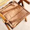Cojín vintage de estilo francés de lujo ligero, adecuado para sillas de comedor, asientos de coche y sillas de oficina; cojín antideslizante para asiento de silla y banco, para todas las estaciones, de algodón y madera