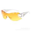 Gafas de sol infantiles de una pieza sin montura, amor transfronterizo, estilo europeo y americano y2k, sensación de alta gama, gafas de sol para mostrar, protección UV