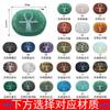 Suministro de comercio exterior ovalado tallado símbolo auspicioso egipcio antiguo europeo y americano joyería retro diy adornos de cristal natural