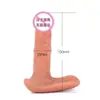 Brinquedos Sexuais Femininos para Adultos Silicone Bastão de Masturbação Feminina Pênis Artificial Macio Semelhante à Carne Brinquedo Sexual Vibratório Controle Remoto Sem Fio