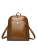 Mochila Nova da Moda 2026, Bolsa Escolar de Cera de Óleo Vintage, Bolsa de Couro Feminina Estilo de Rua, Bolsa Quadrada Pequena de Cor Sólida