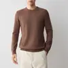 Ropa para Hombre Momeike Alta Inteligencia Para Ir al Trabajo Color Sólido Suéter Básico Hombre Nuevo Otoño 2026 Prendas de Punto Básicas Hombre 22293