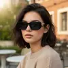 Moda Urbana Europea y Americana Marco Cuadrado Retro Versátil Gafas de Sol Nueva Moda al Aire Libre Ciclismo Protección Solar Gafas de Sol Transfronterizas