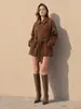 Abrigo de Lana Doble Cara Otoño/Invierno 2026 Talla Petite Abrigo Chaqueta de Lana de Doble Botonadura 100% Cachemir