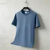 Fabricante Direto Verão Ins Simples Outro Manga Curta Tendência Masculina Versátil Respirável Jovem Gola Redonda Camisas Artísticas