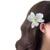 2025 Flor de Simulación de Principios de Primavera Pasador para el Cabello Estilo Puro Deseo Pasador de Orquídea Marina Estilo Festivo Clip Lateral para Fotografía Accesorios para el Cabello de Ambiente