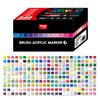 GN Guangna 8101 Marcador Acrílico de Tercera Generación Líquido Directo Apilable Color Inodoro Marcador de Punta Suave 240 Colores