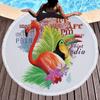 Toalla de playa redonda impresa directa de fábrica, chal de microfibra, toalla de playa serie INS, se puede personalizar