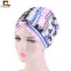 Novo Chapéu Cachecol de Algodão Elástico com Cauda Longa, Touca para Envolver a Cabeça, Touca Turbante Tjm-216, Macio, Moderno e Versátil para o Inverno