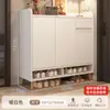Zapatero para Entrada de Casa, Gabinete de Almacenamiento para Recibidor Integrado en la Pared, Nuevo Modelo 2025 Zapatero de Madera Maciza para Pasillo de Interior