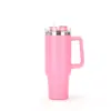 Taza de Hielo de Gran Capacidad de Primera y Segunda Generación 30Oz/40Oz Termo de Acero Inoxidable 304 Taza para Coche Taza de Coche con Popote