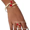 Traje de Pulsera Anillo de Metal Acrílico Amor Todo Combinación 2 Piezas Para Mujer Usar Vacaciones Viaje Fiesta Fiesta