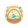 Amazon Transfronterizo Fiesta Temática de Pascua Bandeja de Papel para Huevos Vaso de Papel Servilleta de Papel Bandeja Desechable de Papel Juego de Vajilla