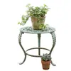 Suporte de Flores Moderno Simples Retrô de Ferro Fundido Artesanal Prateleira Ornamento Personalidade Criativa Decorações de Pátio de Villa Varanda
