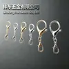 Aleación de zinc doble cabeza cierre de langosta colgante de bolsa accesorio de llavero hecho a mano DIY accesorio de llavero de muñeca