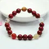 Pulseira de Cinábrio Guan Yu Pulseira Flor de Rosa de Argila Roxa para Mulheres Atacado de Fábrica E-commerce Transmissão ao Vivo Dropshipping S3051906