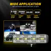 DxzImpuestos No IncluidosTira Larga 6 Pulgadas Forma Recta 32LED Luz de Conducción Antiniebla Tipo Reflector Floodlight Luz de Trabajo LED
