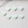 Perla de Imitación Color Macarrón Corazón Rosa Joyería para Uñas Accesorios para Uñas Portátiles Funda para Teléfono Celular Accesorios Pequeños DIY