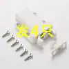 Juego de 4 Imanes Ocultos para Puertas, Pestillos Magnéticos para Puertas de Gabinete, Pestillos Magnéticos para Gabinetes, Dispositivos de Bloqueo Automático con Rebote, Presionar para Abrir